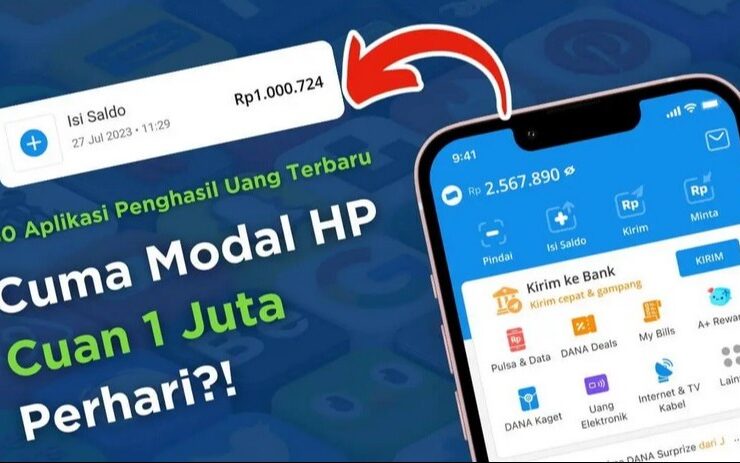 15 Aplikasi Penghasil Uang Resmi Tercepat Membayar DANA