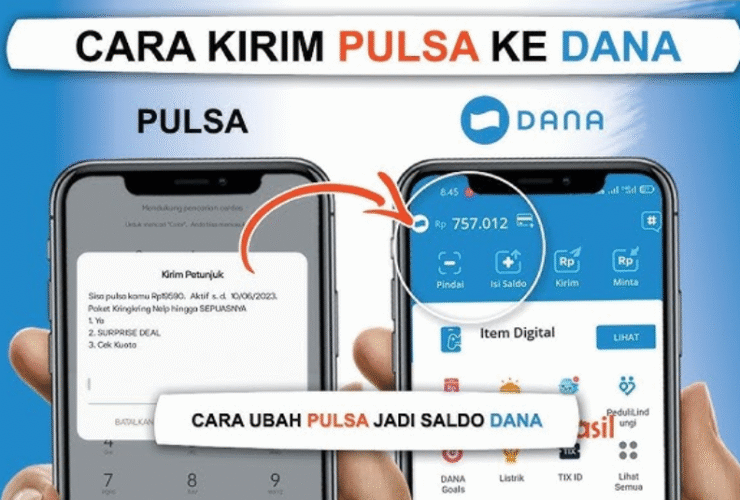 5 Cara Ubah Pulsa Jadi Saldo DANA Semua Operator Gratis