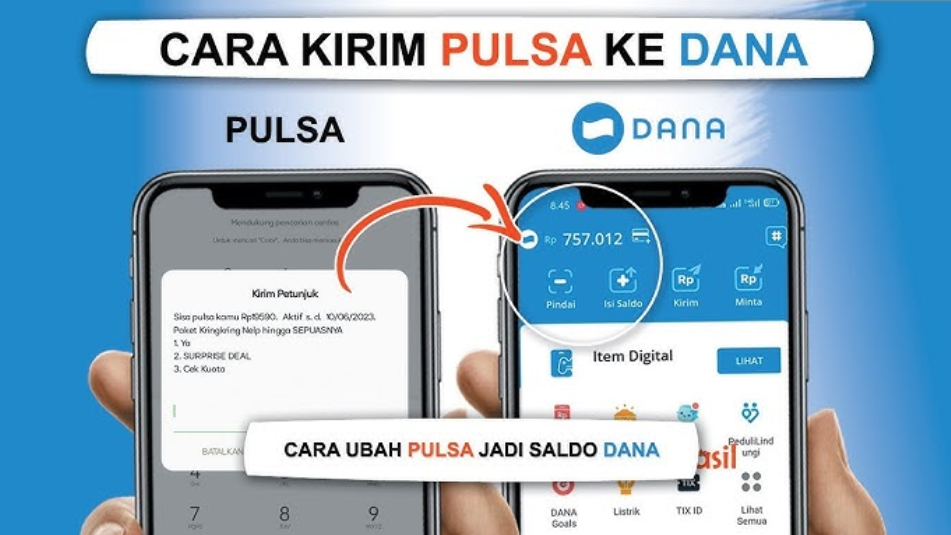 5 Cara Ubah Pulsa Jadi Saldo DANA Semua Operator Gratis