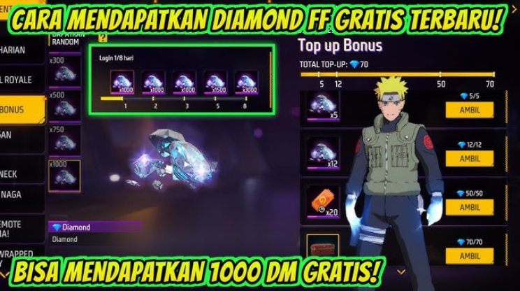 10 Cara Mendapatkan Diamond FF Gratis Asli Tanpa Top Up