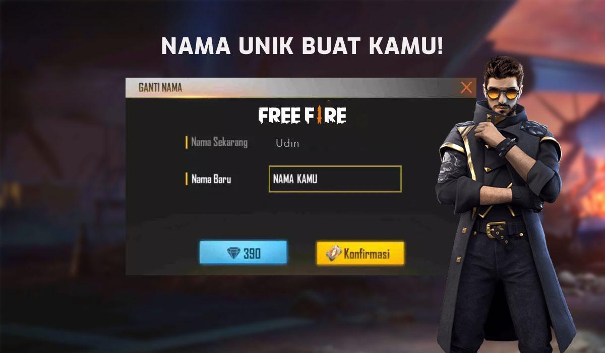 Kumpulan Nama FF Keren Cowok dan Cewek Viral Terbaru